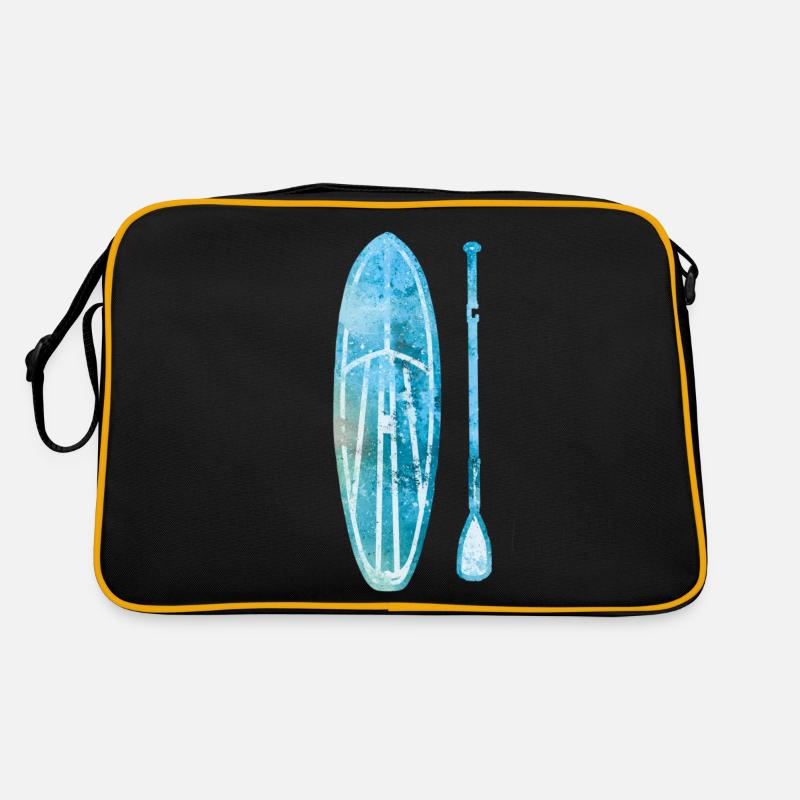 Stand Up Paddle Board SUP avec aquarelle de pagaie Sac Retro