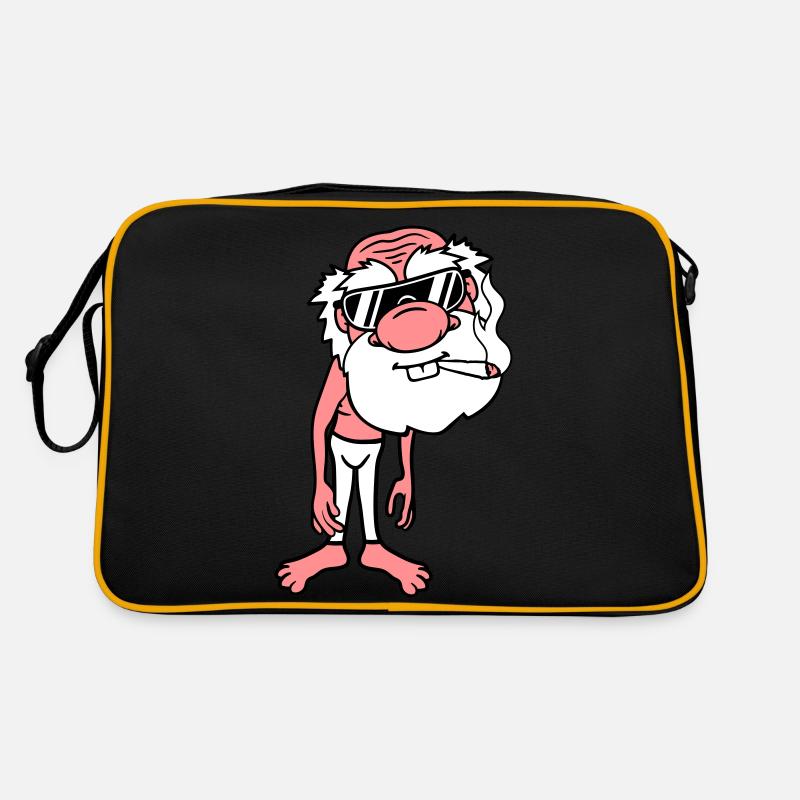cool cool smoke sunglasses joint weed hemp ca Retro Bag