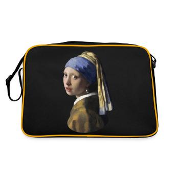 Jan Vermeer Fille avec boucle d'oreille en perles * Pull - Sac Retro - noir/or - Dos