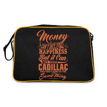 ARGENT ET CADILLAC Y - Sac Retro - noir/or - Dos