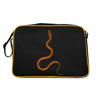 serpent - Sac Retro - noir/or - Dos