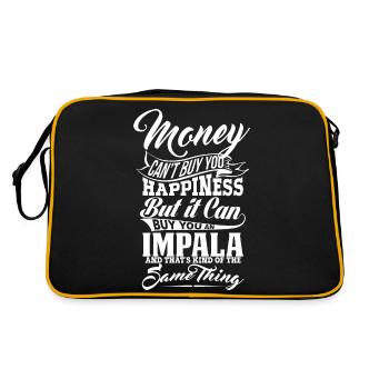 GELD UND IMPALA W - Retro Tasche - Schwarz/Gold - Hinten