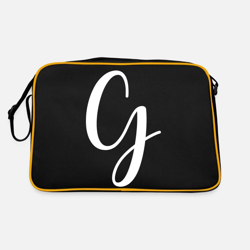 Kalligraphie, Initiale G Retro Tasche