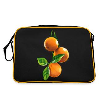 Oranges - Retro Bag - black/gold - Back