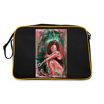 Freya - Retro Bag - black/gold - Back