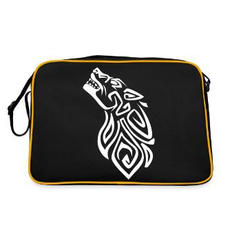 Personnage Viking Fenrir Fenriswolf Loup Enfant Loki - Sac Retro - noir/or - Dos