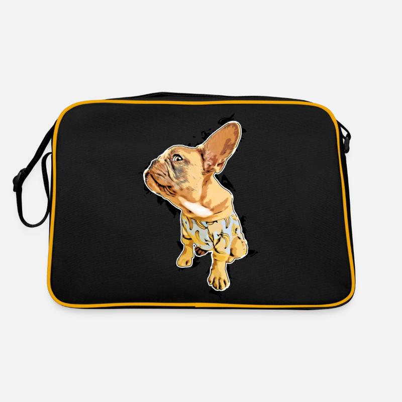 Drôle de chien avec un pull banane Sac Retro
