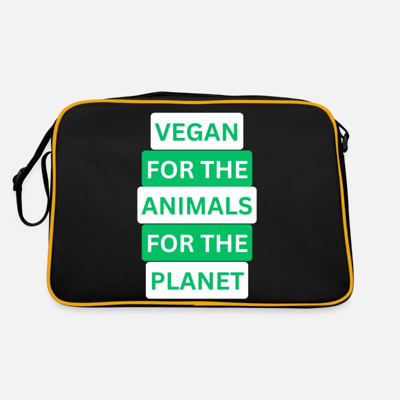 Veganer Stil mit Herz: Einzigartiges Design Retro Tasche