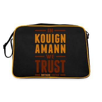 In Kouign amann we trust - Sac Retro - noir/or - Dos