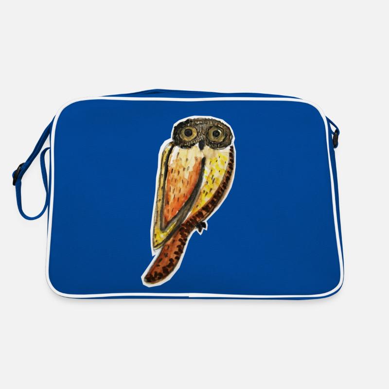 Owl - Nachteule - Süße Eule ~ Hi du alte Nachteule Retro Tasche