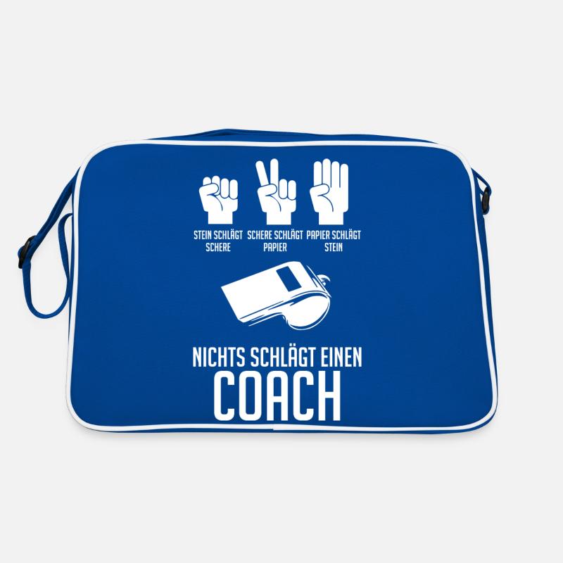 Mannschaft Trainer Und Coach Retro Tasche