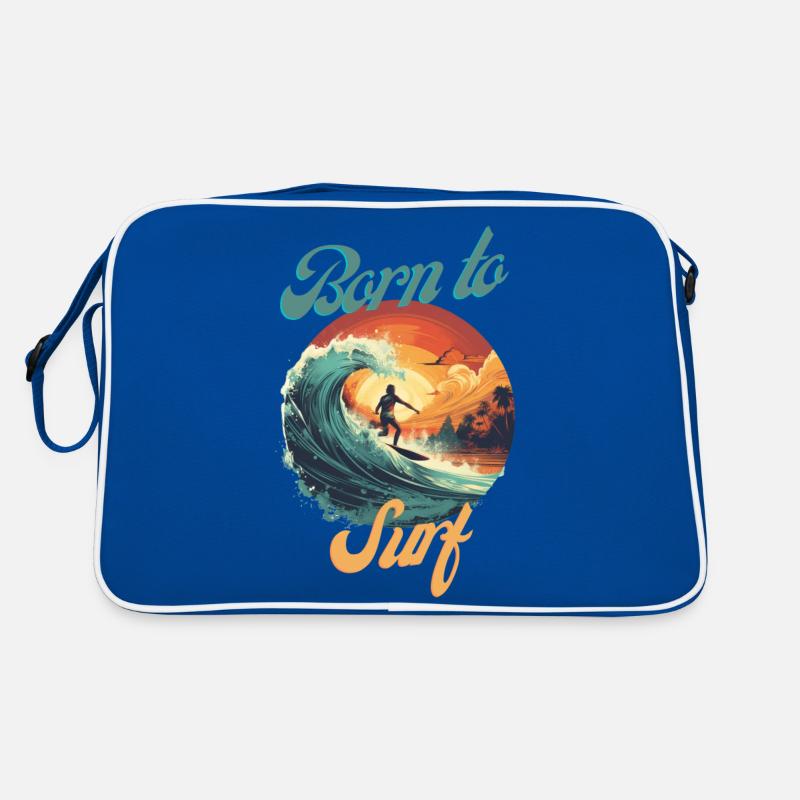 Born to Surf Retro Tasche