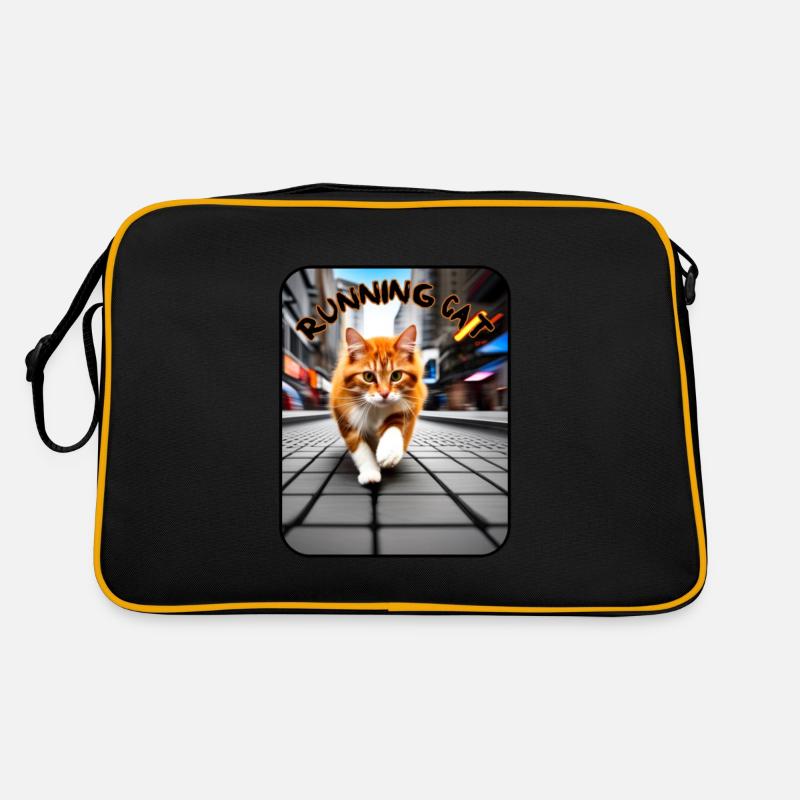 Beautiful cat Retro Bag