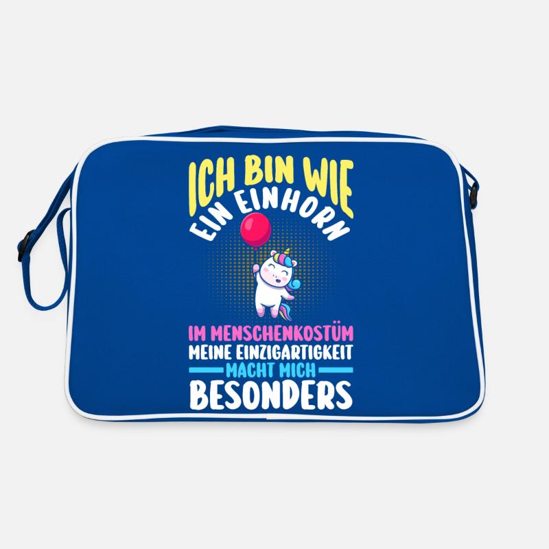 Einhorn Retro Tasche