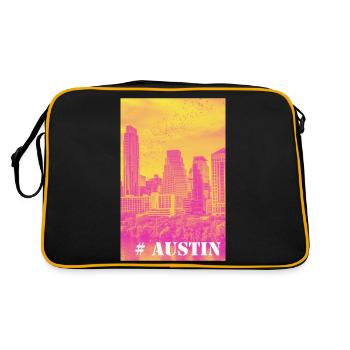 Austin - Sac Retro - noir/or - Dos