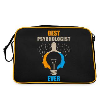 The Best Psychologist Science Therapy - Retro Bag - black/gold - Back