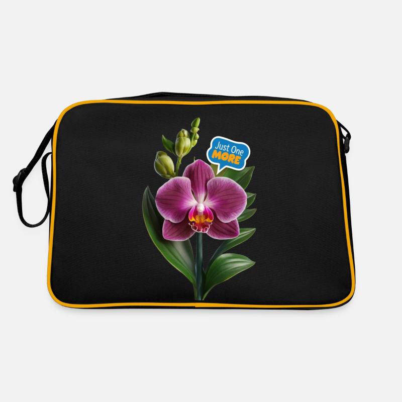 Nur noch eine Orchidee Retro Tasche