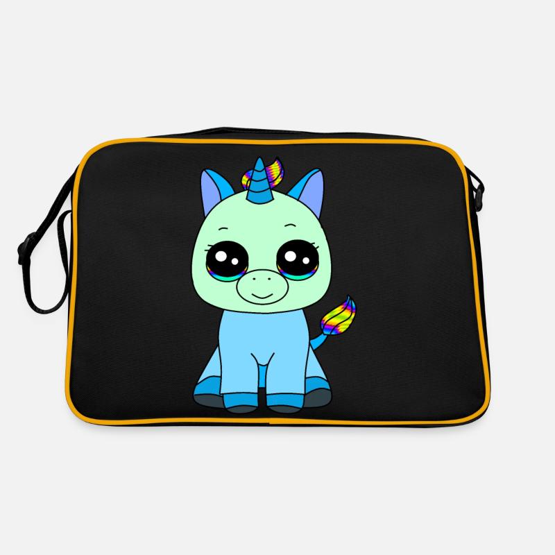 Kleines Einhorn Retro Tasche