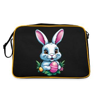 Easter Bunny - Retro Bag - black/gold - Back