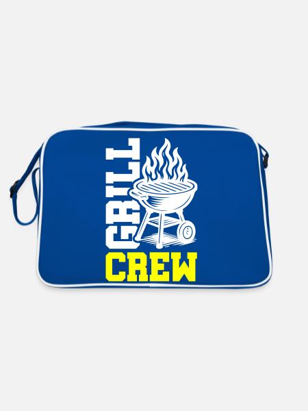 Grill Crew - Retro Bag - blue/white - Back