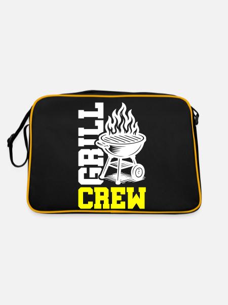 Grill Crew - Retro Bag - black/gold - Back