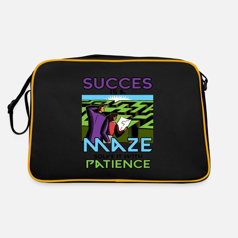 Success is a Maze, Solve It with Patience Retro Bag