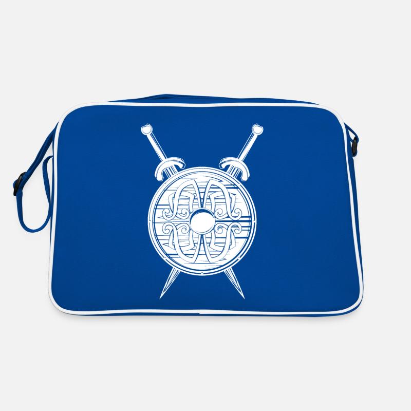 Viking Shield Swords Berserker Nordic Retro Bag