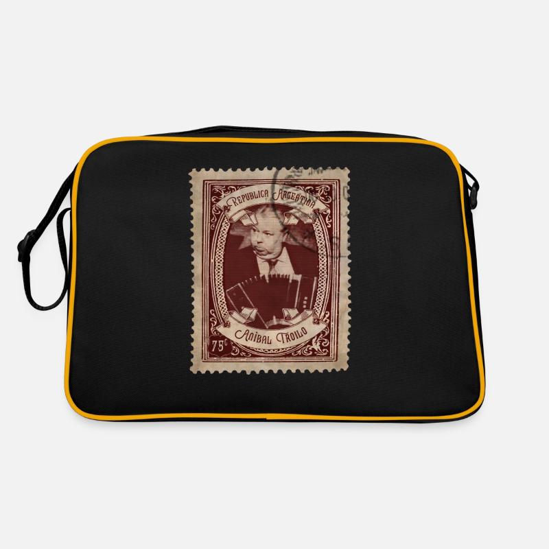 Estampa: Anìbal Troilo - Retro Bag - black/gold