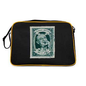 Estampa: Juan D'Arienzo - Retro Tasche - Schwarz/Gold - Hinten