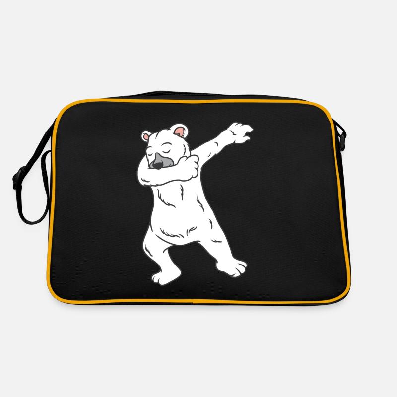Weihnachten Eisbär Dabbing Polarbär Dab Design Retro Tasche