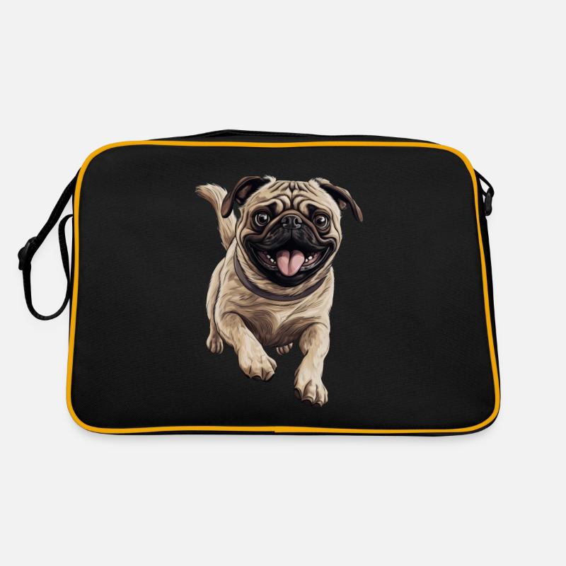 Pug sprints Retro Bag