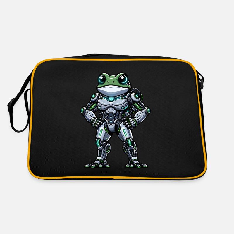 Robot Grenouille Dabbing Mech Cyborg Cool Sac Retro