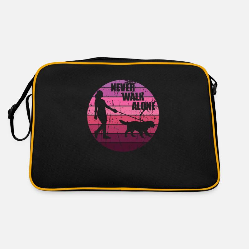 Never walk alone Retro Bag