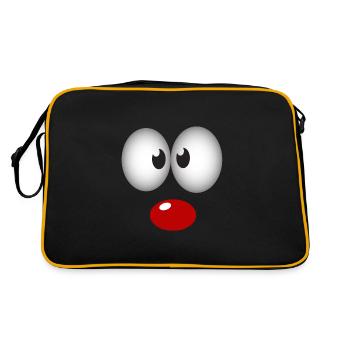 Comic - Retro Tasche - Schwarz/Gold - Hinten