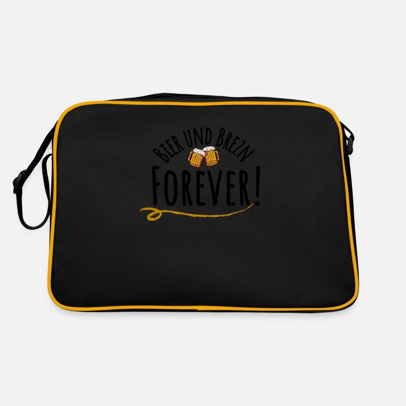 Bier und Brezn forever! Retro Tasche