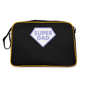 SUPER DAD 2 - Sac Retro - noir/or - Dos