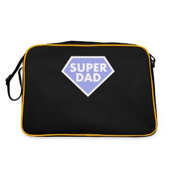 SUPER DAD - Sac Retro - noir/or - Dos