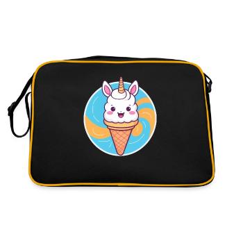 Glace aux oreilles - Sac Retro - noir/or - Dos