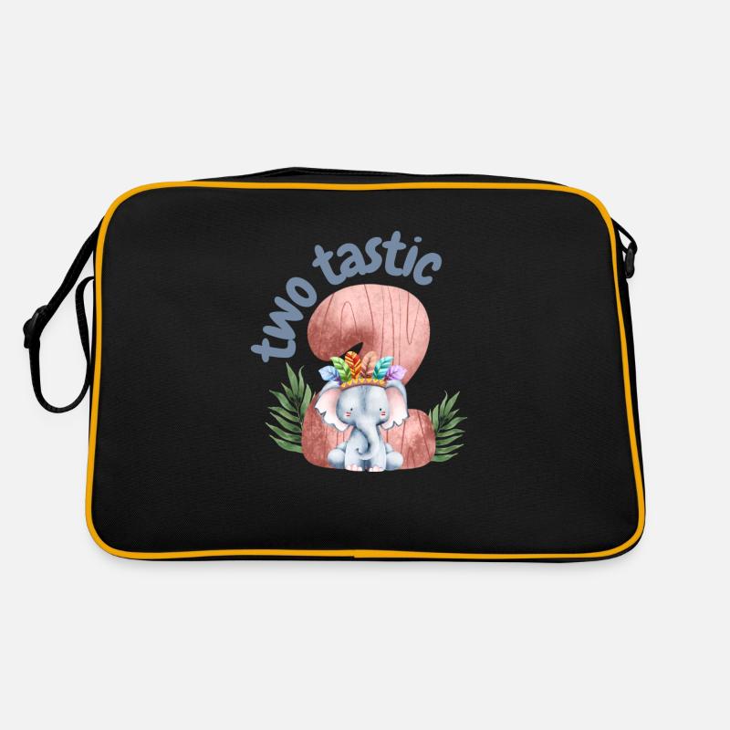 Two Tastic Elefant Safariparty Retro Tasche