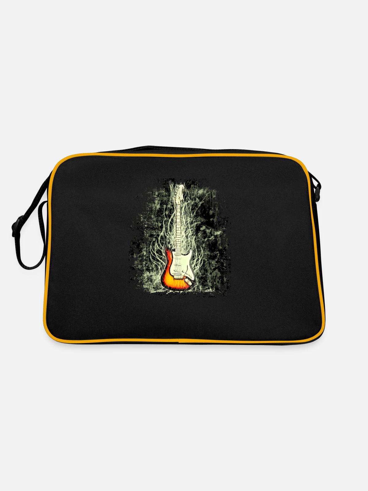 guitar - Retro Bag - black/gold - Back