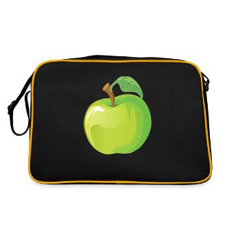 Apple - Retro Bag - black/gold - Back