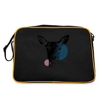 LA BICHE - Sac Retro - noir/or - Dos