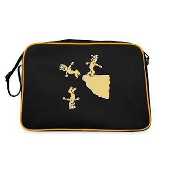 cliff_jumpers_3c - Sac Retro - noir/or - Dos