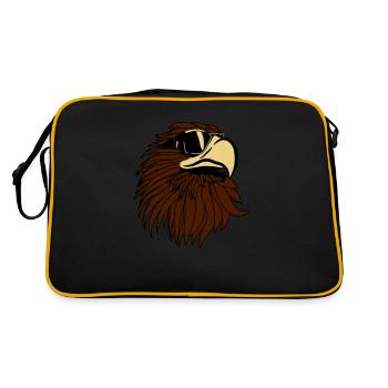 Aigle de cool lunettes de soleil tête Eagle - Retro Bag - black/gold - Back