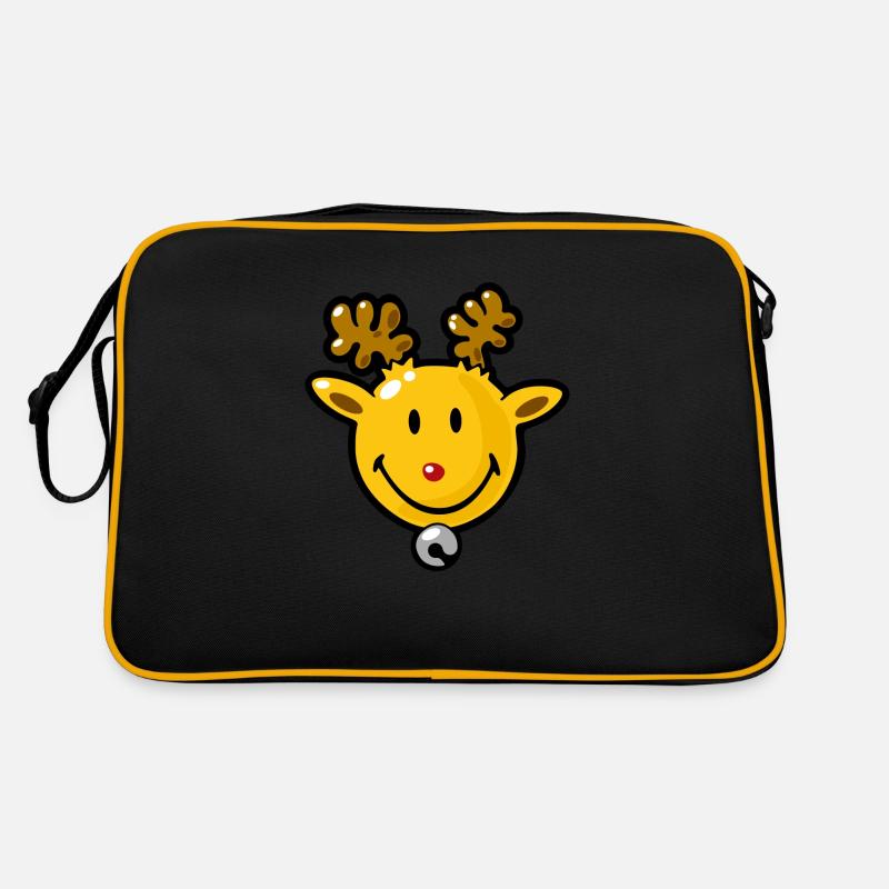 Smiley Deer Retro Tasche