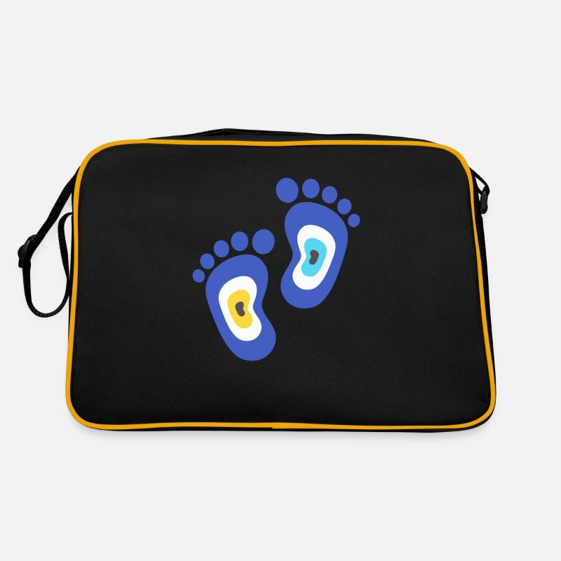 Nazar - Retro Tasche - Schwarz/Gold