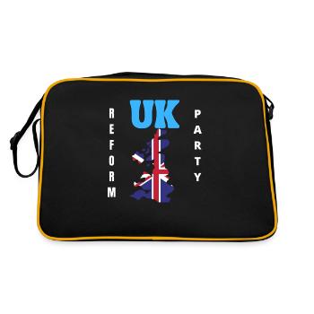 UK Reform Party - Retro Bag - black/gold - Back