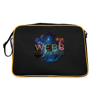 jwst Télescope spatial James Webb - Sac Retro - noir/or - Dos