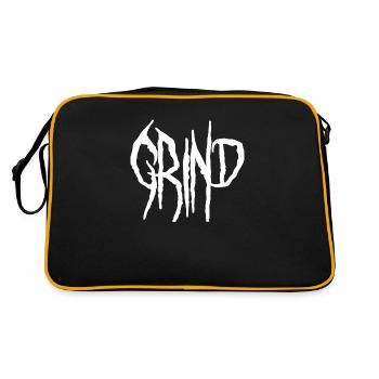 Croûte - Sac Retro - noir/or - Dos