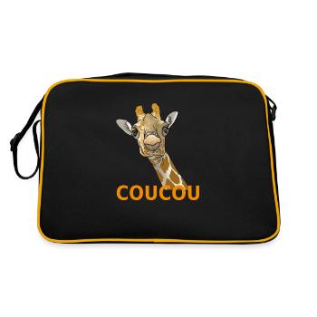 Girafe Coucou - Sac Retro - noir/or - Dos